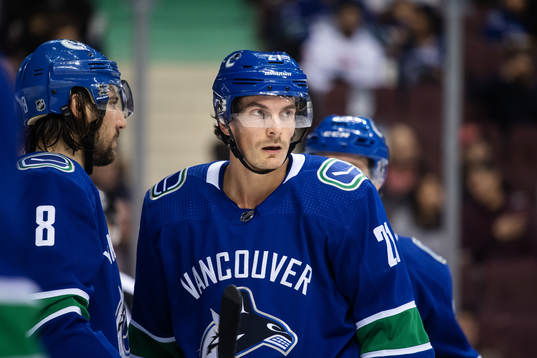 Loui Eriksson of Vancouver Canucks