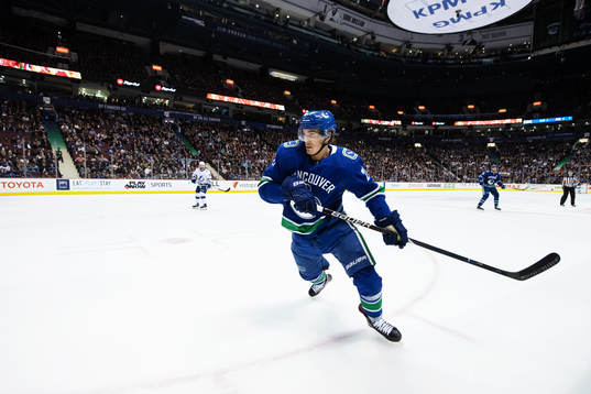 Loui Eriksson of Vancouver Canucks