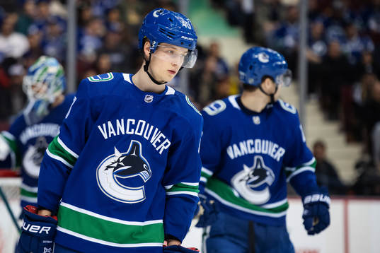 Elias Pettersson of Vancouver Canucks