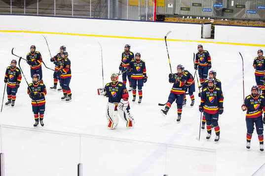 Djurgårdens spelare jublar