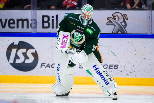 Färjestads målvakt Adam Werner