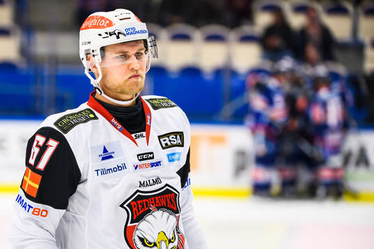 Malmö Redhawks Martin Janohls deppar