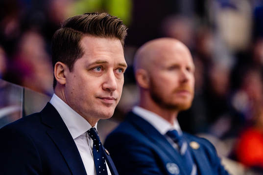 Växjös tränare Sam Hallam