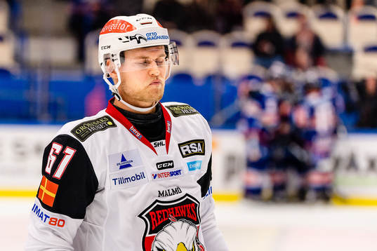 Malmö Redhawks Martin Janohls deppar