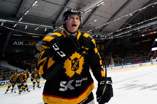 Skellefteås Robin Alvarez jublar