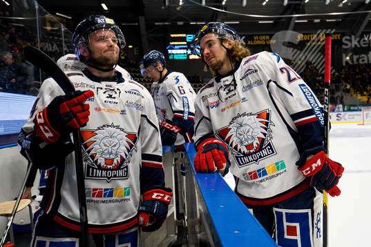 Linköpings Chad Billins och Adam Brodecki