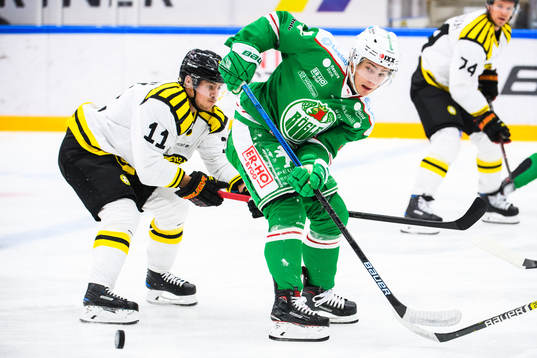 Rögles Leon Bristedt och Brynäs Joel Kellman