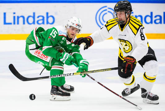 Rögles Simon Ryfors och Brynäs Victor Söderström