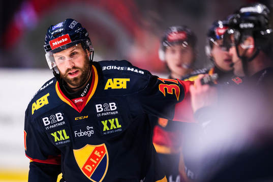 Djurgårdens Dick Axelsson jublar