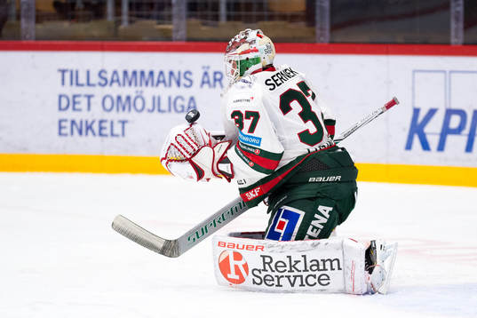 Frölundas målvakt Johan Gustafsson