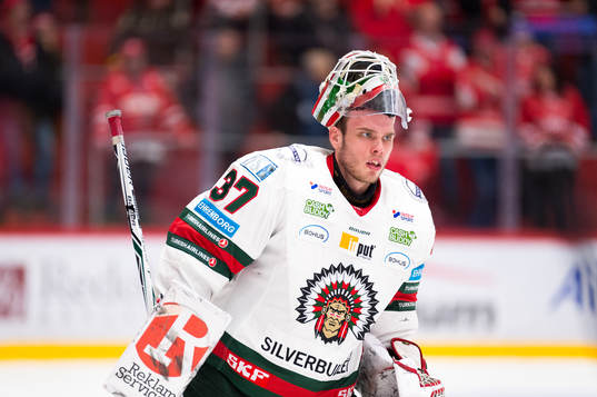 Frölundas målvakt Johan Gustafsson