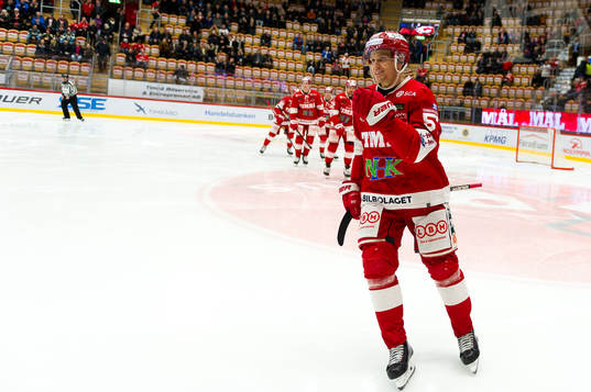 Timrås Anton Wedin jublar