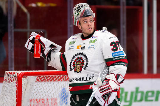 Frölundas målvakt Johan Gustafsson