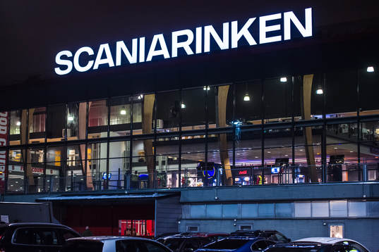 Exteriör vy av scaniarinken
