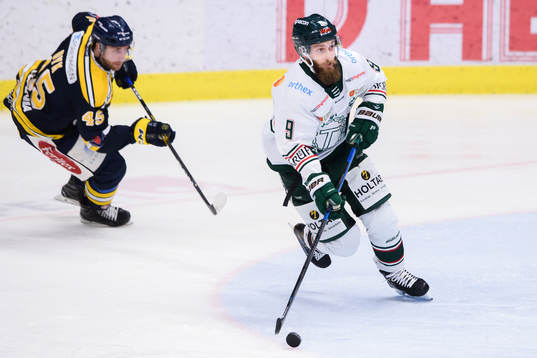 Södertäljes Sebastian Dyk och Tingsryds Måns Hermansson