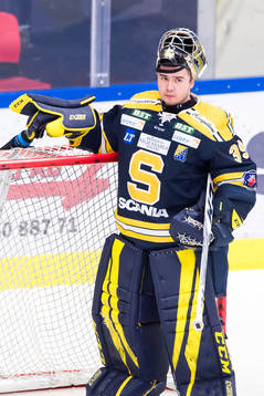 Södertäljes målvakt George Sörensen deppar
