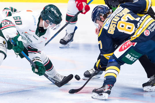 En tekning mellan Södertäljes Hugo Gustafsson och