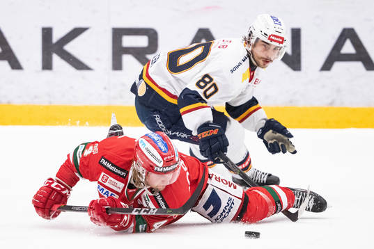 Moras Viktor Amnér och Djurgårdens Gustav Possler