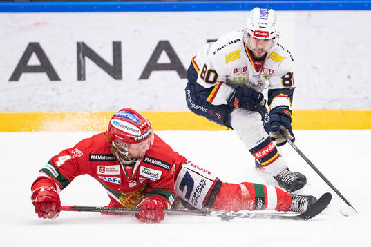 Moras Viktor Amnér och Djurgårdens Gustav Possler