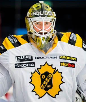 Skellefteås målvakt Gustaf Lindvall