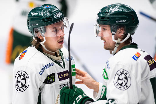 Färjestads Joakim Nygård och Linus Johansson