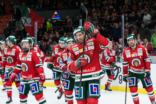 Frölundas Joel Lundqvist tackar publiken