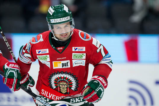 Frölundas Patrik Carlsson jublar
