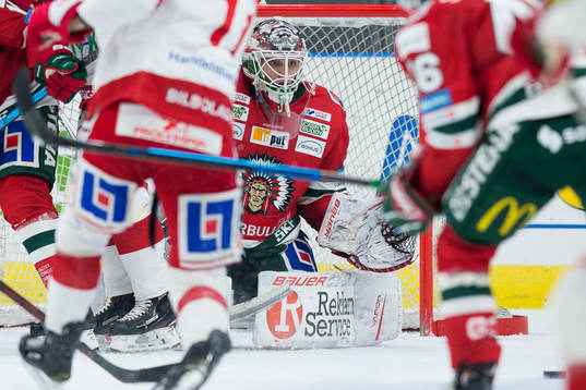 Frölundas målvakt Johan Gustafsson