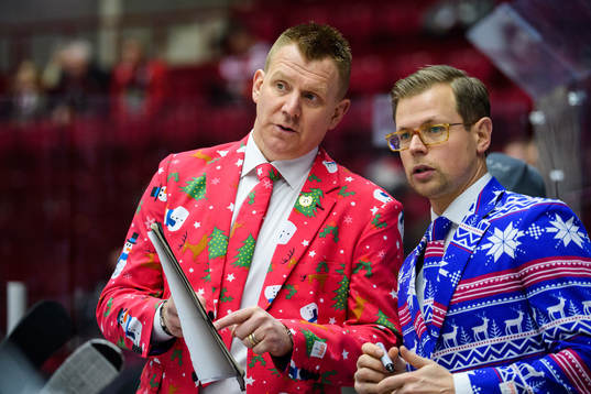 Malmö Redhawks assisterande tränare Jesper Mattsson och