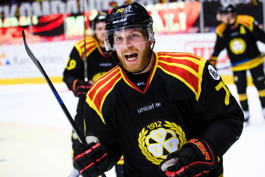 Brynäs Joachim Rohdin jublar