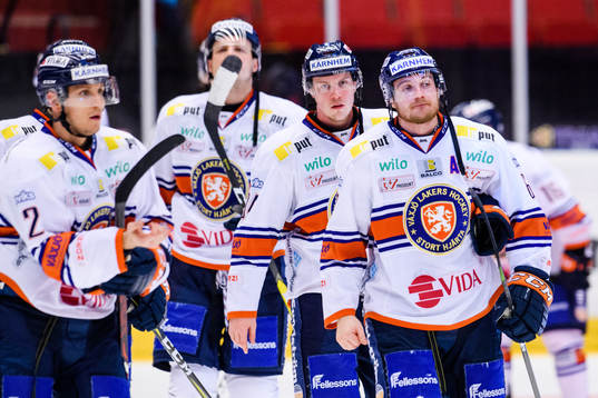 Växjös Joel Persson och Erik Josefsson deppar
