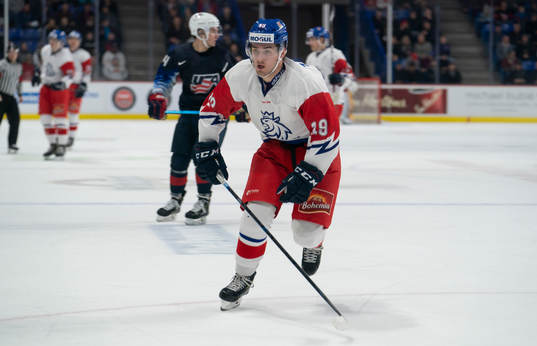 Filip Zadina #19 of the Czech Republic