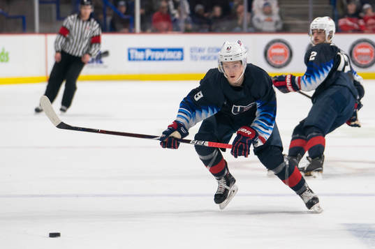 Tyler Madden #9 of the United States