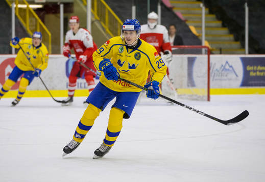 Sweden forward Pontus Holmberg (29)