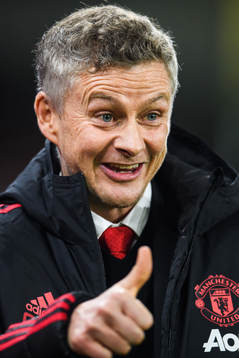 Ole Gunnar Solskjær, manager of Manchester United
