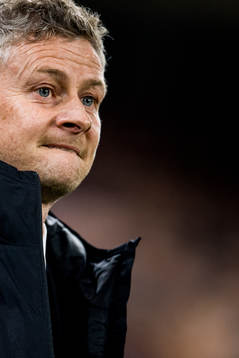 Ole Gunnar Solskjær, manager of Manchester United