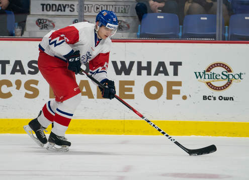 Jakub Lauko #15 of the Czech Republic