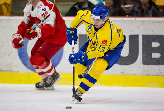 Sweden forward Johan Södergran (13)