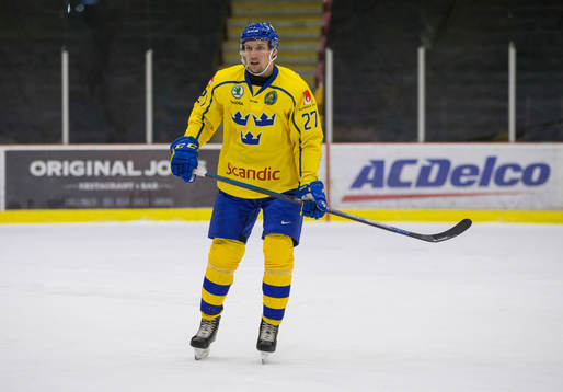 Sweden forward David Gustafsson