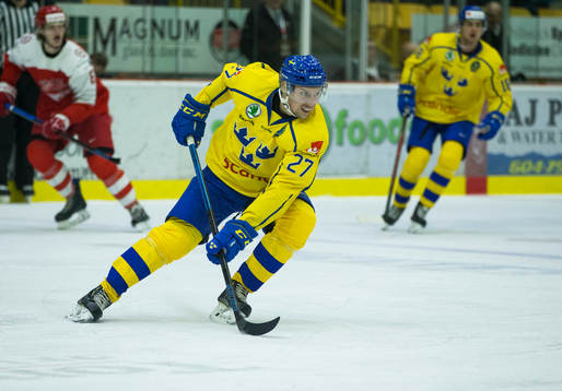 Sweden forward David Gustafsson (27)