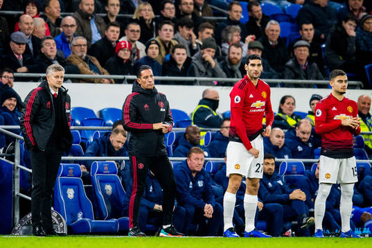Ole Gunnar Solskjær, manager of Manchester United, Emilio