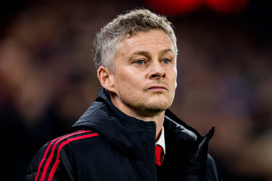 Ole Gunnar Solskjær, manager of Manchester United