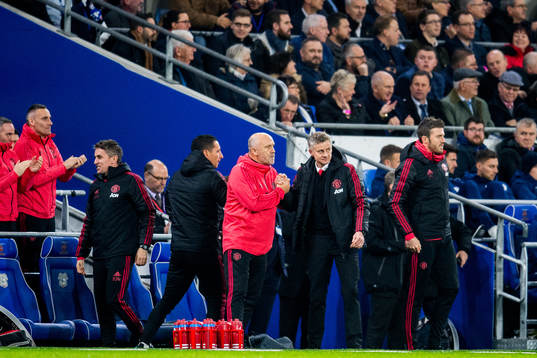 Ole Gunnar Solskjær, manager of Manchester United,
