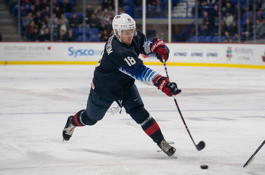 Oliver Wahlstrom #18 of the United States