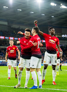 Jesse Lingard of Manchester United celebrates with