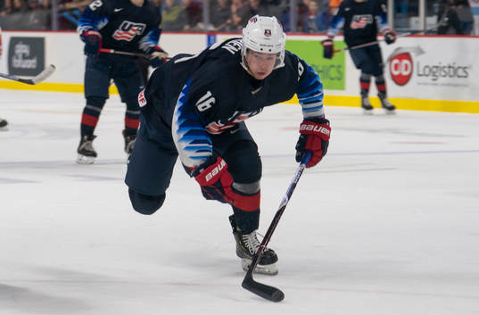 Jay O’Brien #16 of the United States