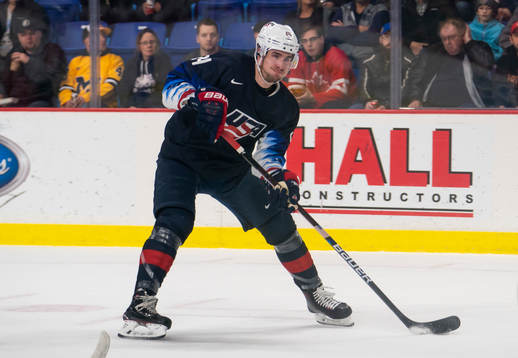 Mattias Samuelsson #24 of the United States