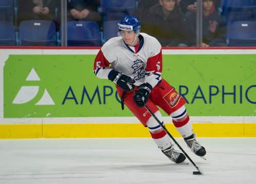 Matej Pekar #5 of the Czech Republic