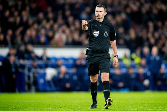Referee Michael Oliver
