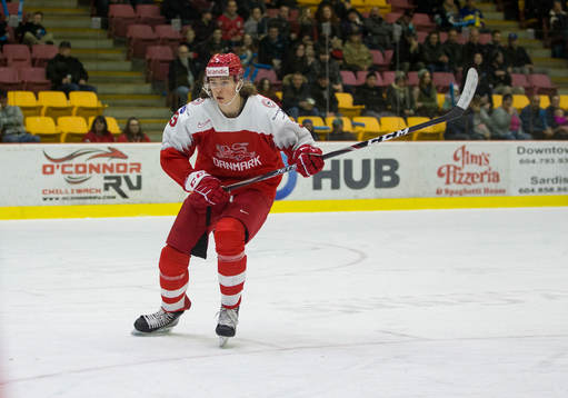 Denmark defenceman Malte Setkov (3)